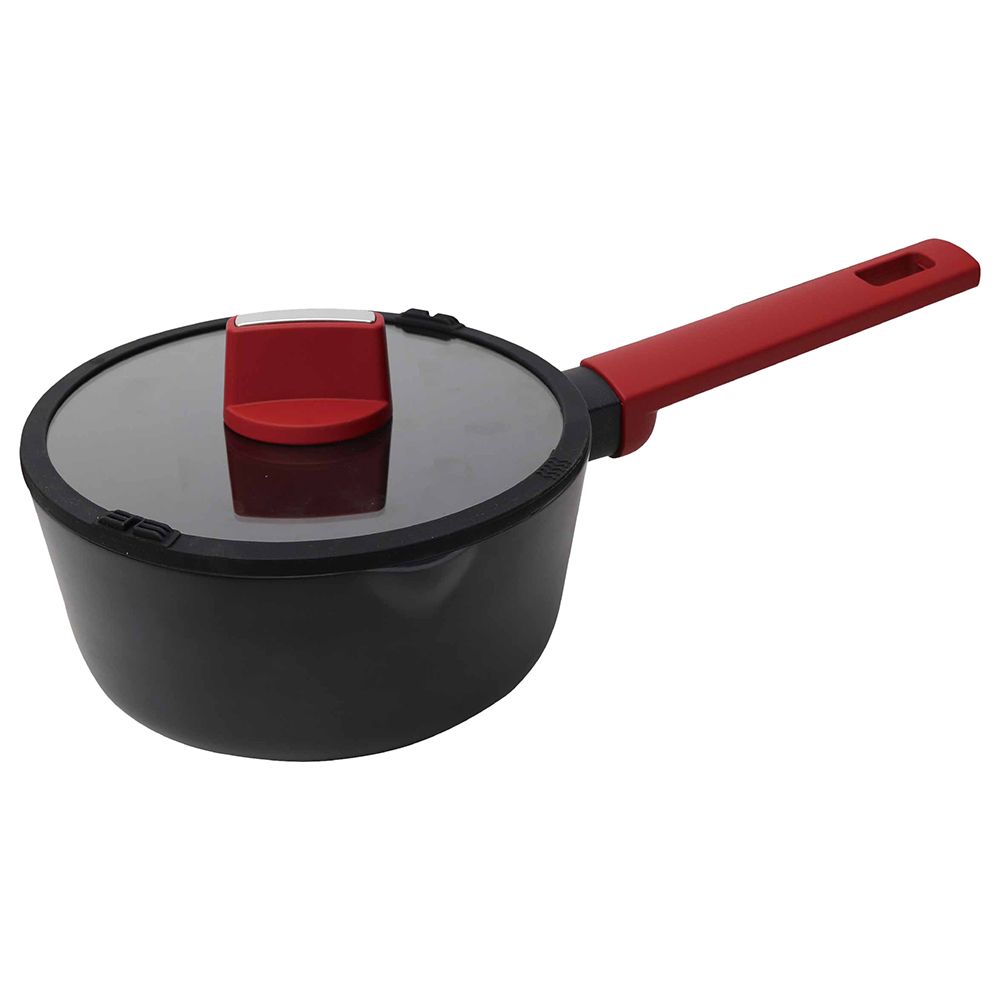 Betty Crocker - Forged Aluminium Sauce Pan & Lid - 18cm