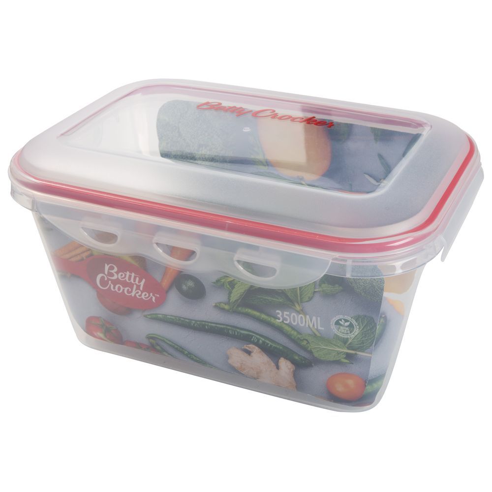 Betty Crocker - Rectangular Storage Container - 3500ml