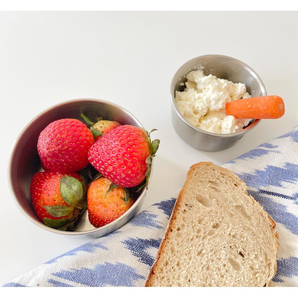 Bamboo Bark - Stainless Steel & Silicone Lunch Box Set Of 3