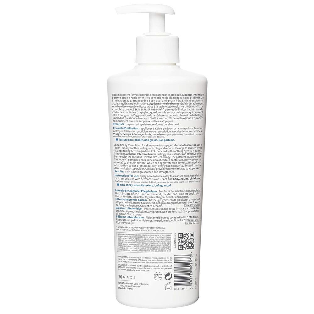 Bioderma - Atoderm Intensive 500ml