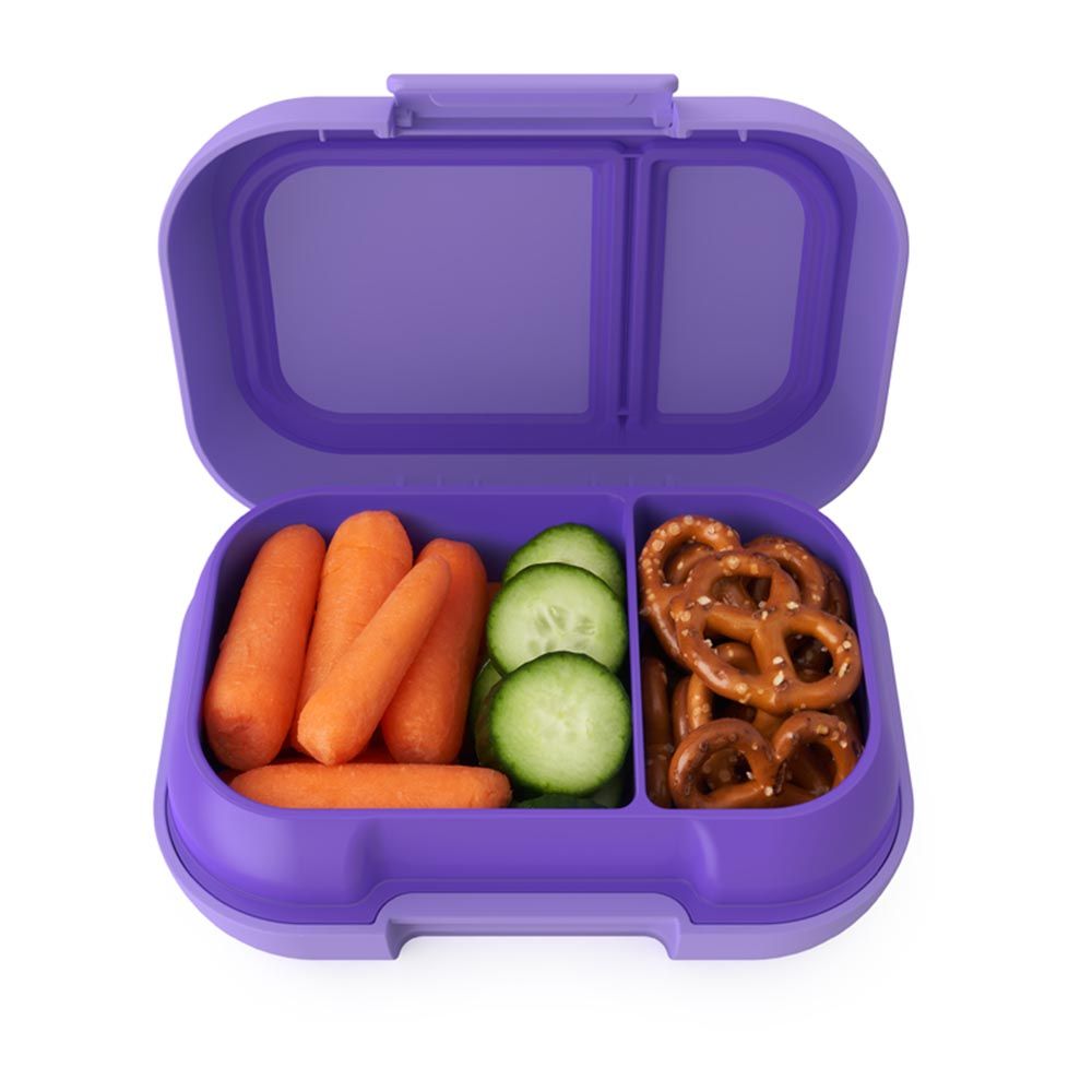 Bentgo - 2 Compartments Kids Snack Lunchbox - Purple