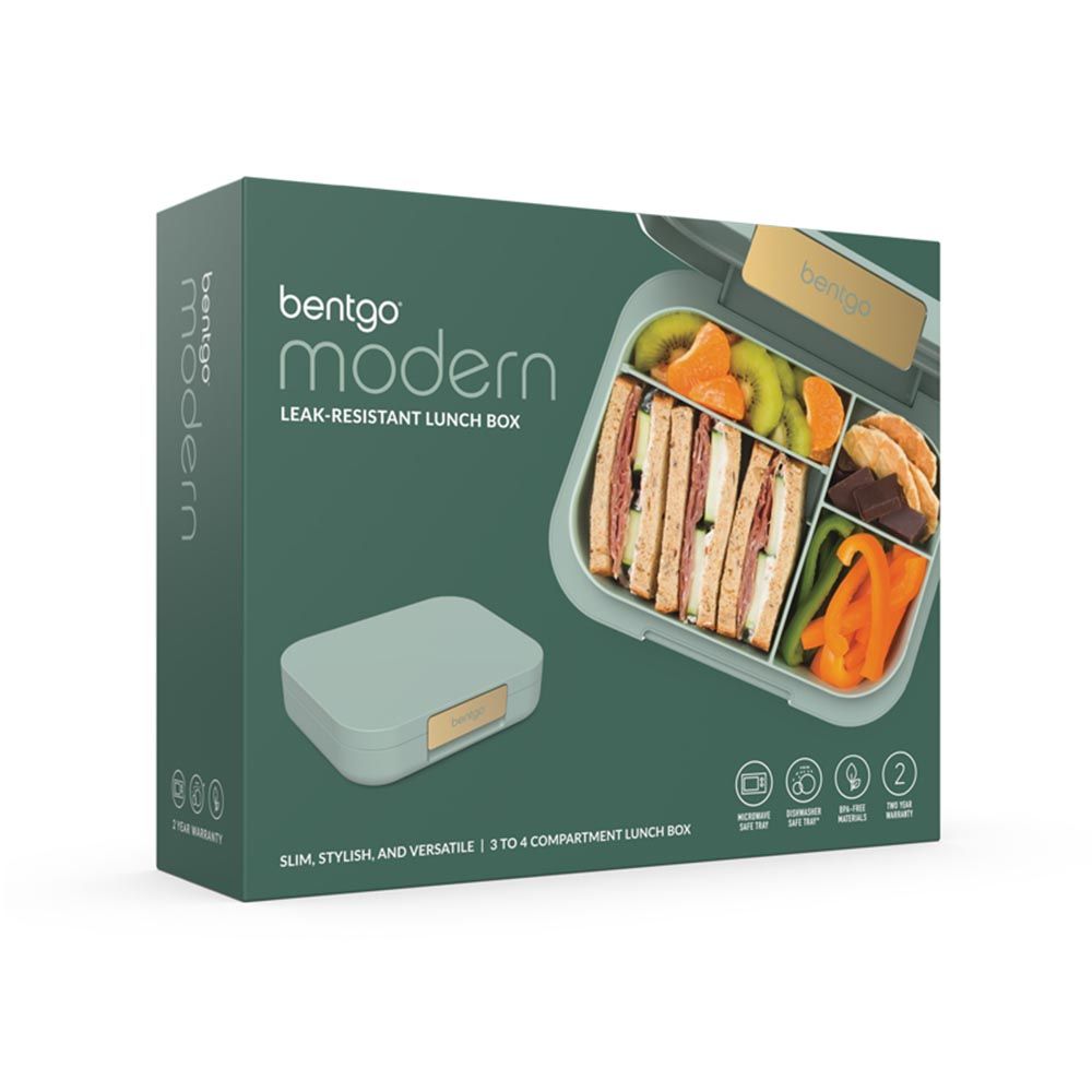 Bentgo - 4 Compartments Modern Adult Lunchbox 850 ml - Green