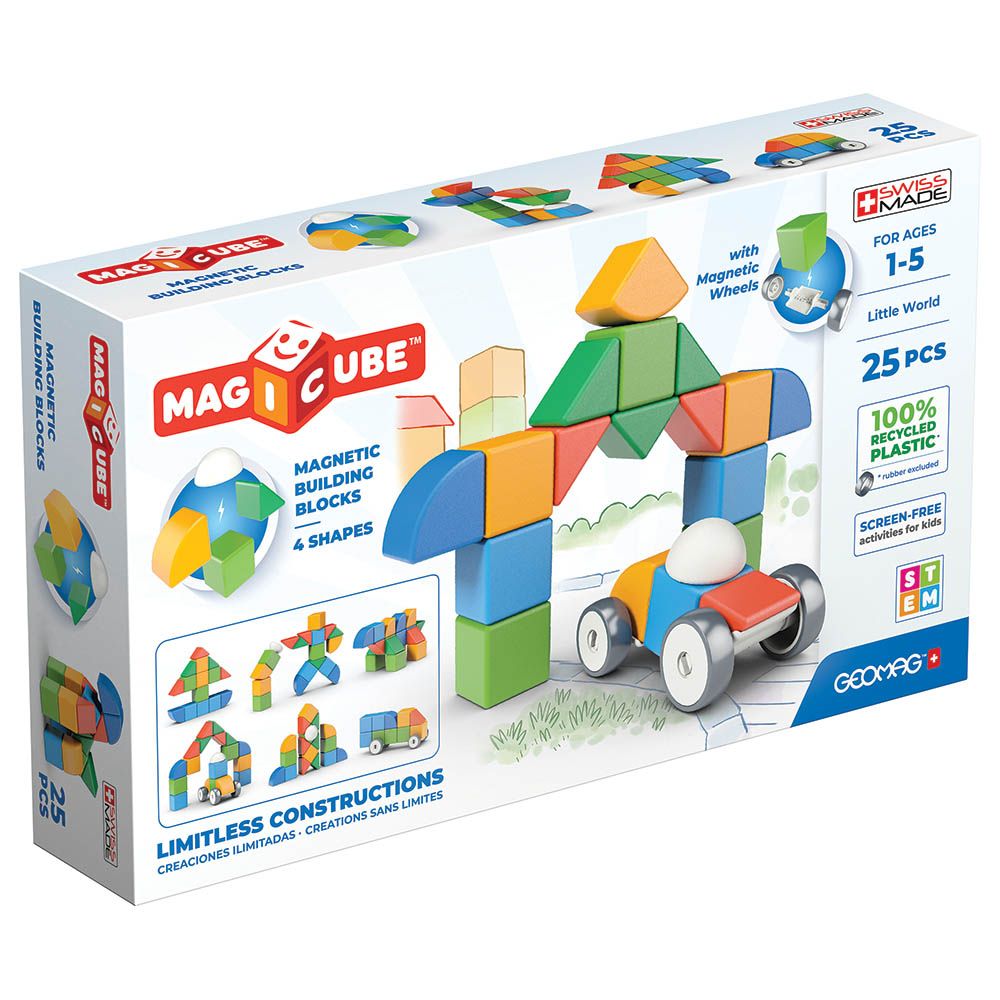 Geomag - Magicube 4 Shapes Magnetic Building Blocks 25pcs