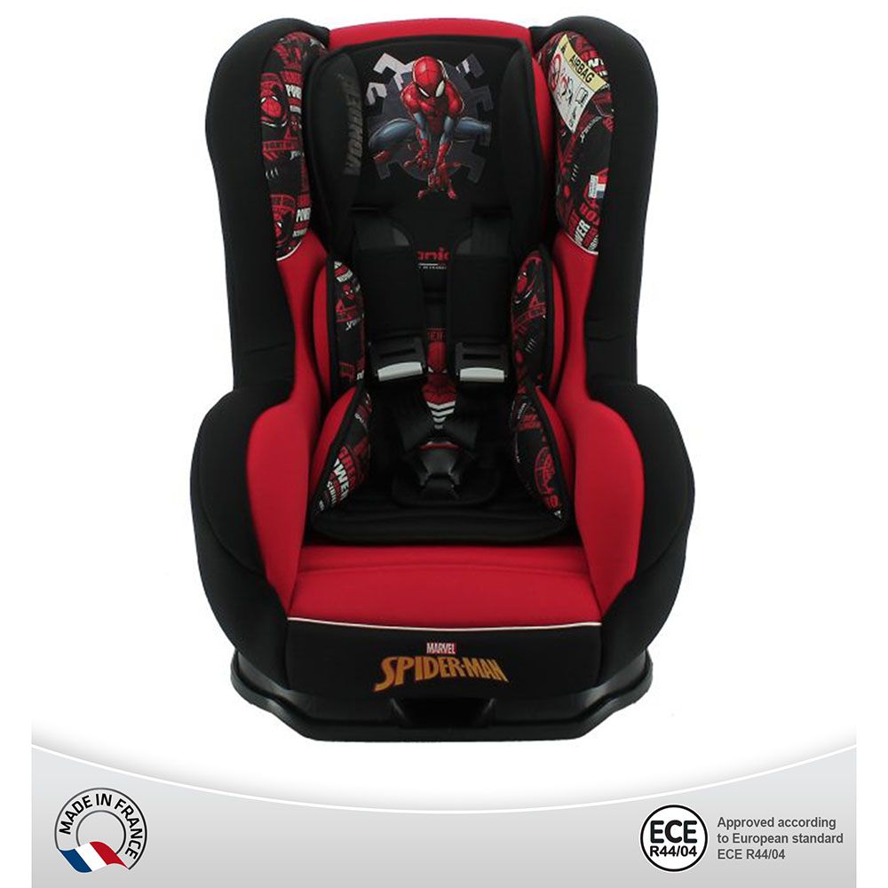 NANIA - Cosmo Reclineable Infant Carseat 0-4Y Upto 18Kg Spiderman