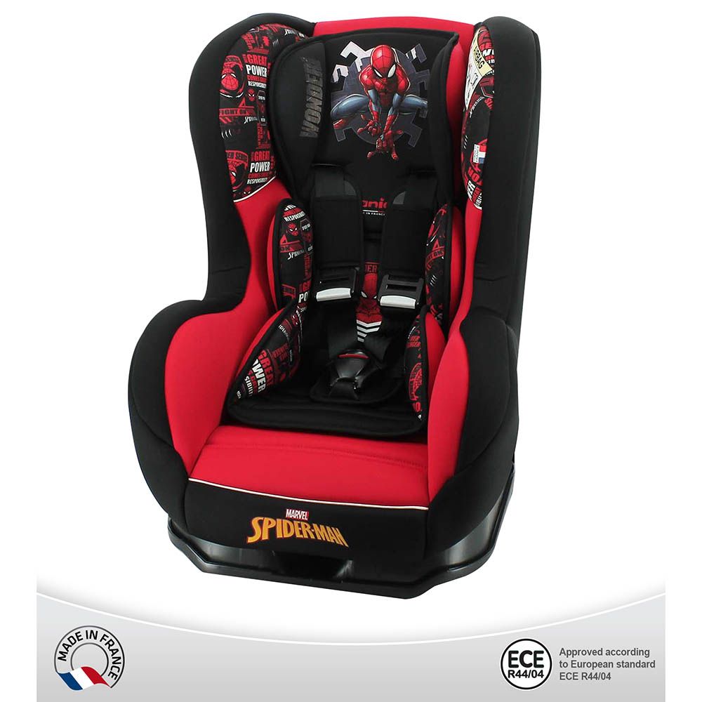 NANIA - Cosmo Reclineable Infant Carseat 0-4Y Upto 18Kg Spiderman