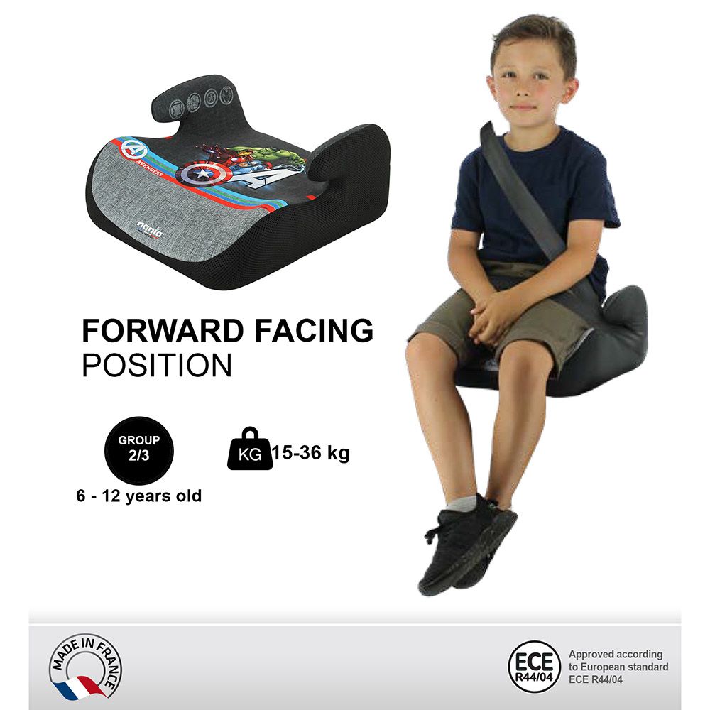 Nania - Topo Kids Booster Car Seat For Group 2/3 - Avengers