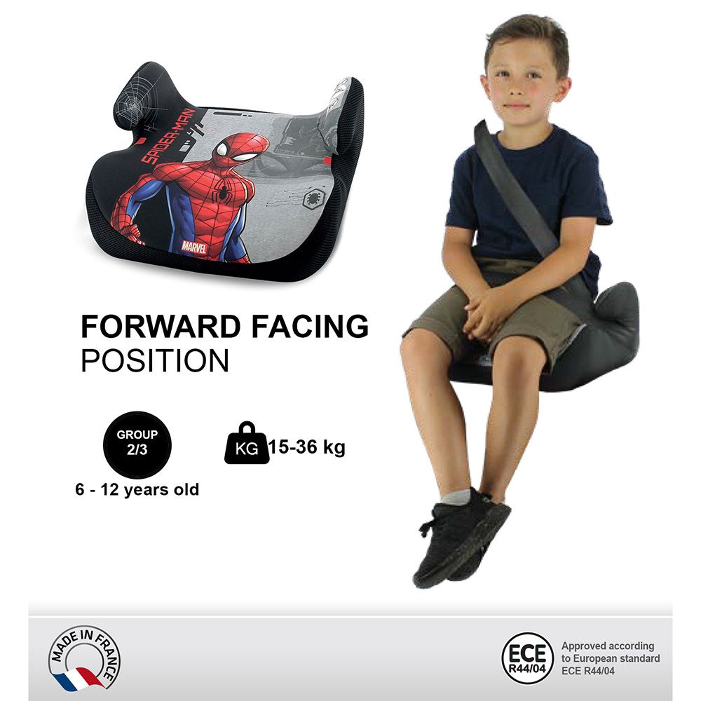 Nania - Topo Kid Booster Car Seat For Group 2/3 - Spiderman