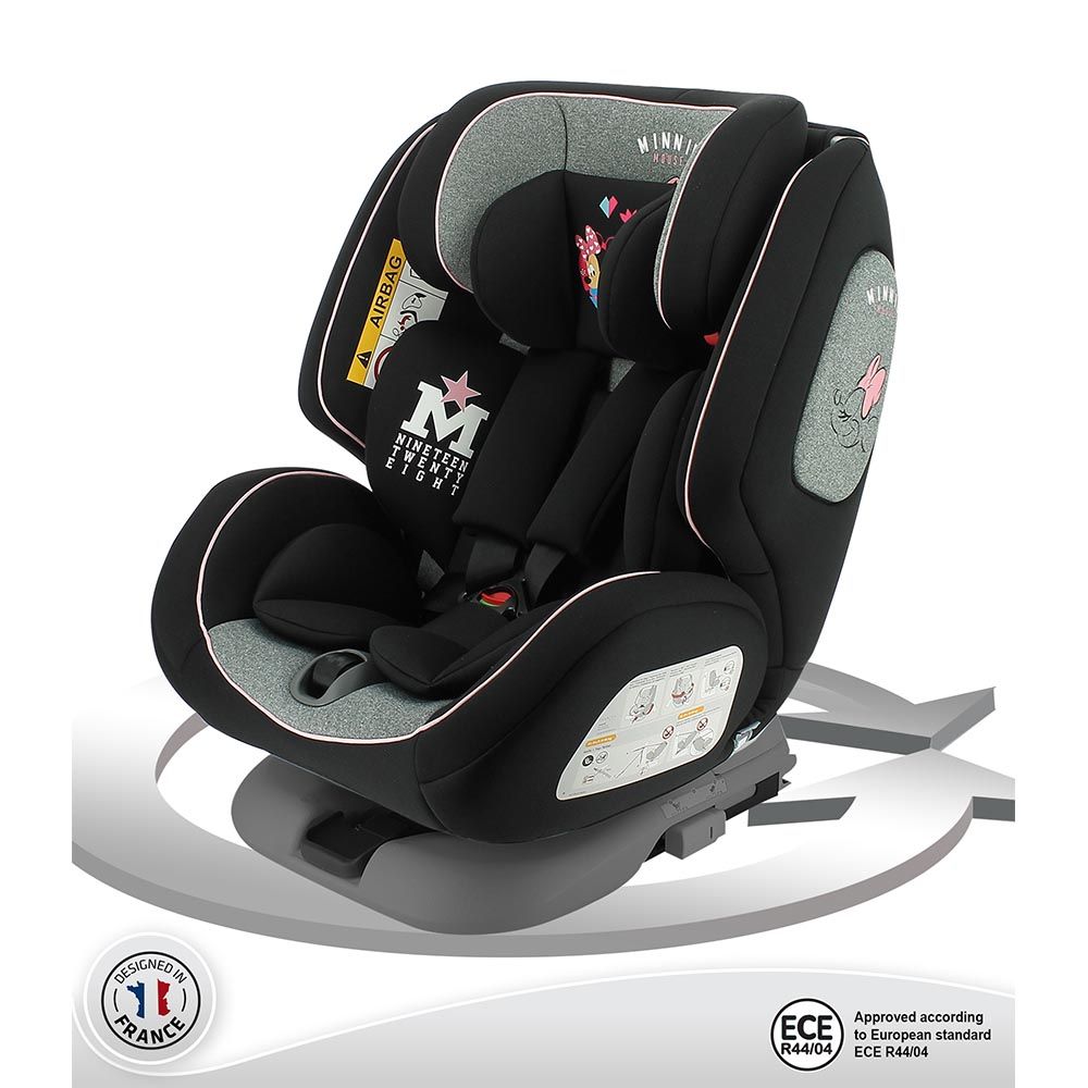 NANIA - One360 Rotating Isofix Carseat 0 - 12y Up to 36kg - Minnie