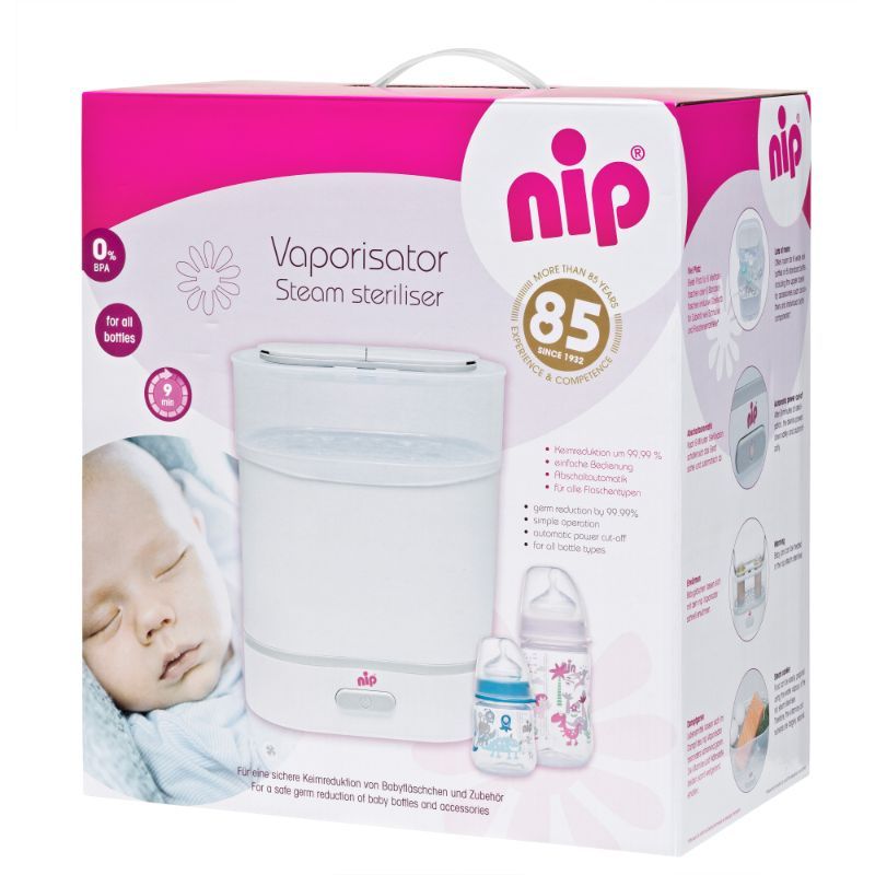 Nip - 3 In 1 Sterilizer - White