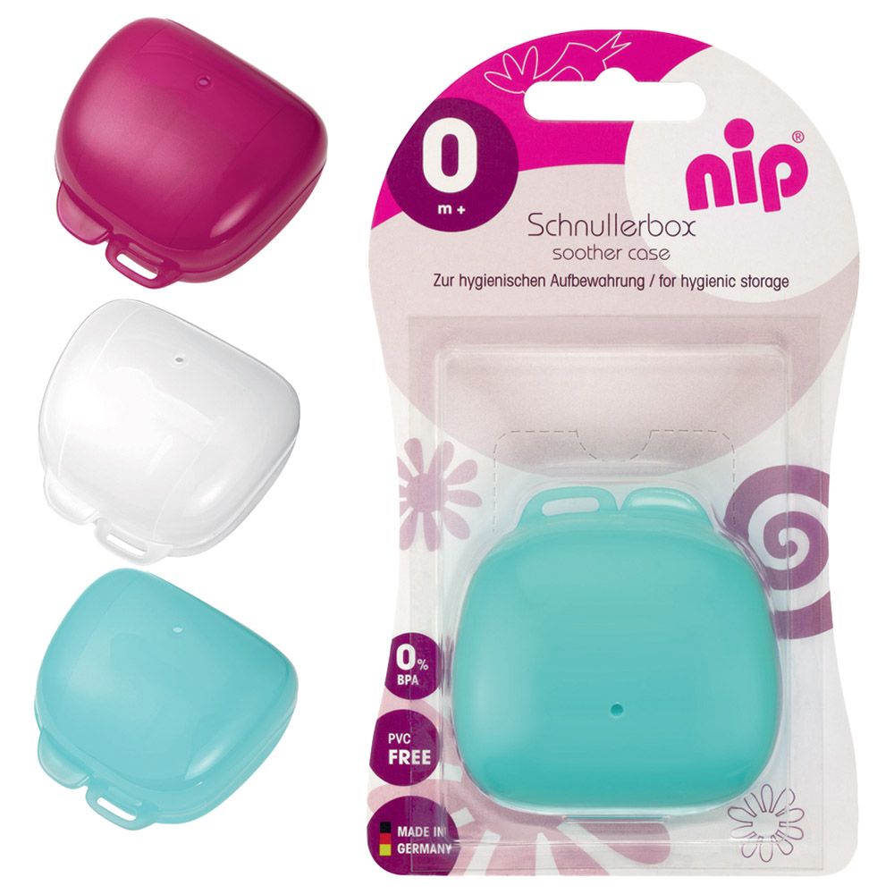 Nip - 2in1 Soother Box Sterilizer and Hygienic Case - White