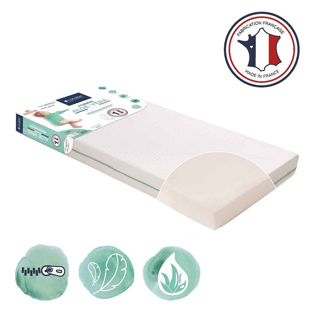 Candide - Aloevera Mattress w/ Removable Cover - 60 x 120 cm