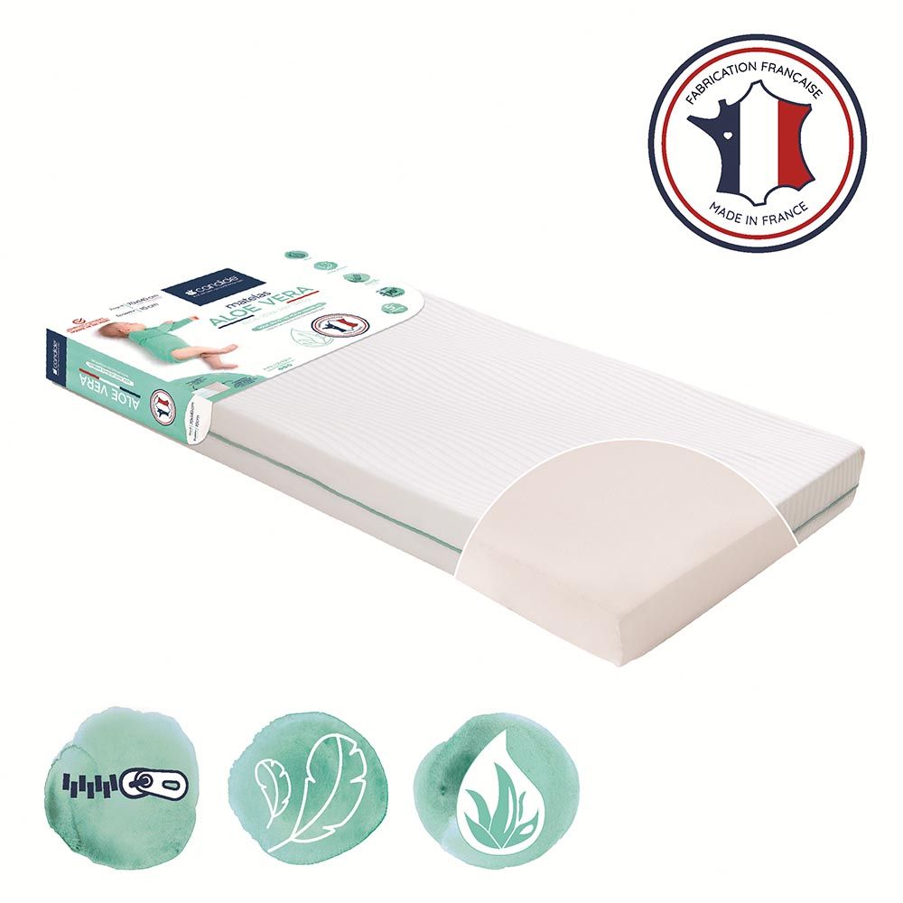 Candide - Aloevera Mattress w/ Removable Cover - 70 x 140cm