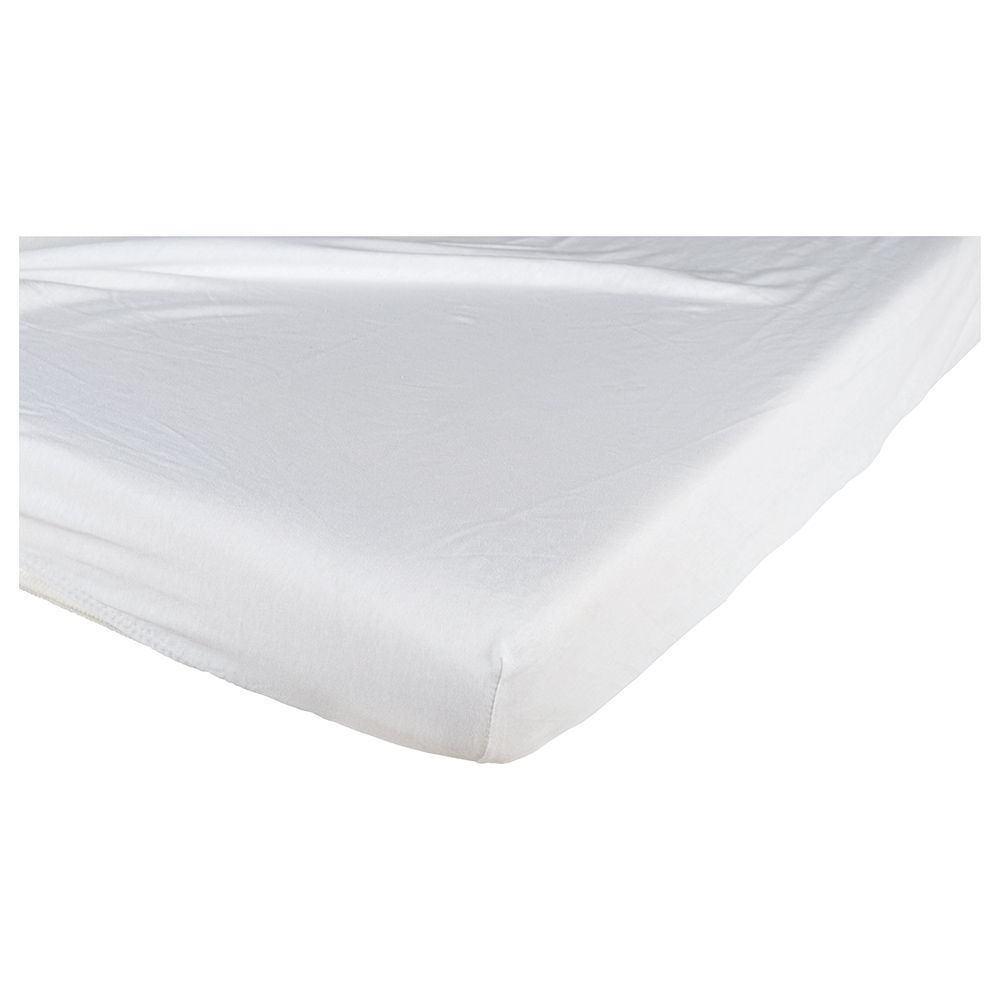 Candide - Jersey Cotton Fitted Sheet - White - 70 x 140 cm