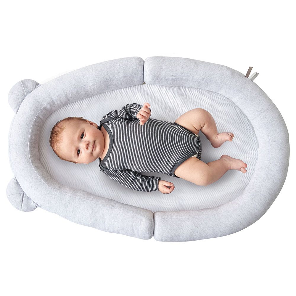 Candide - Air Breathable Baby Nest- Grey/White