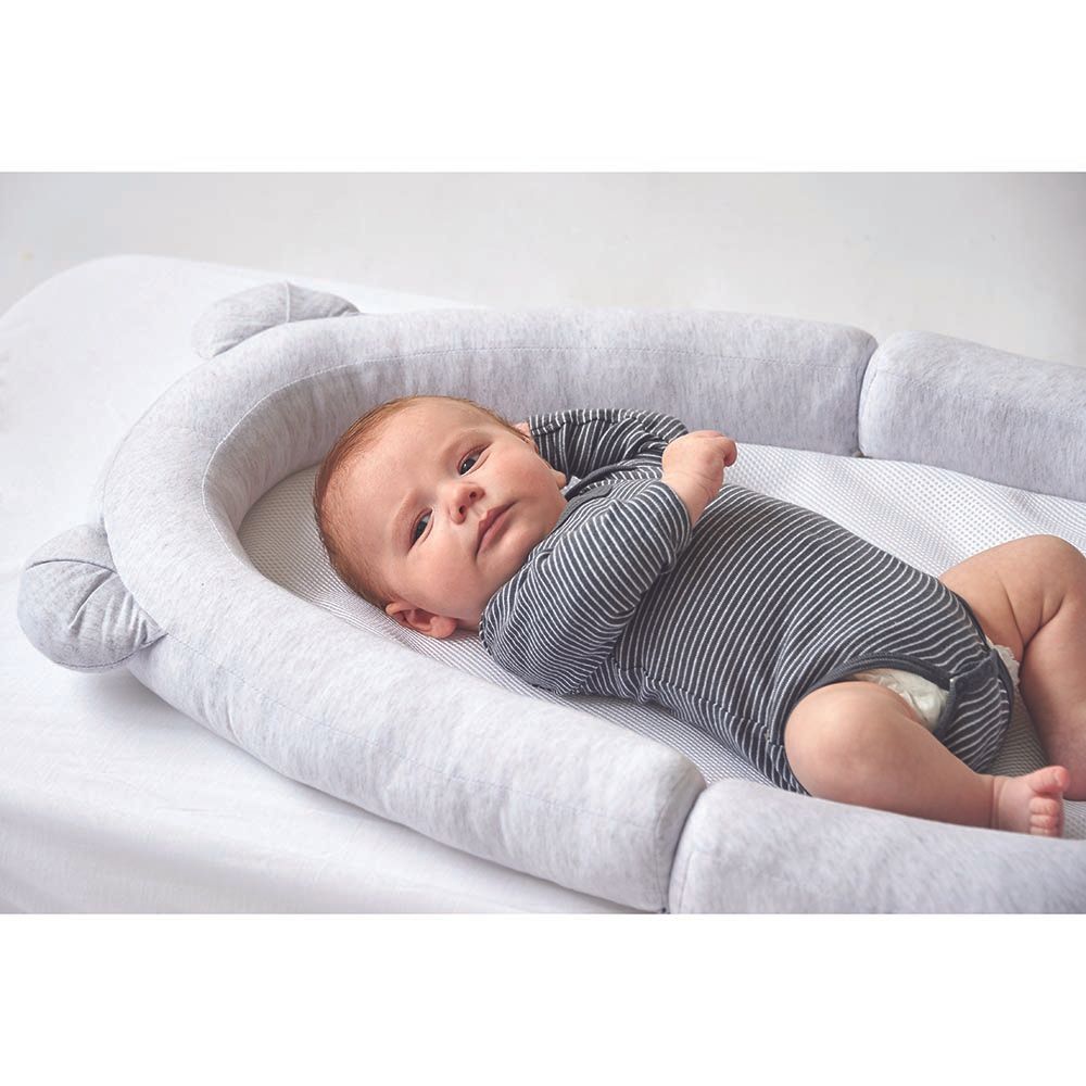 Candide - Air Breathable Baby Nest- Grey/White