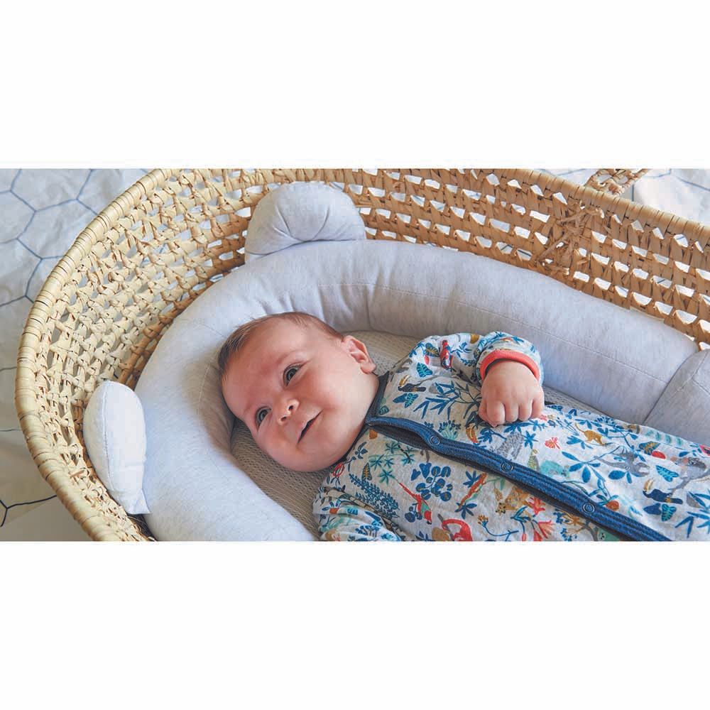 Candide - Air Breathable Baby Nest- Grey/White