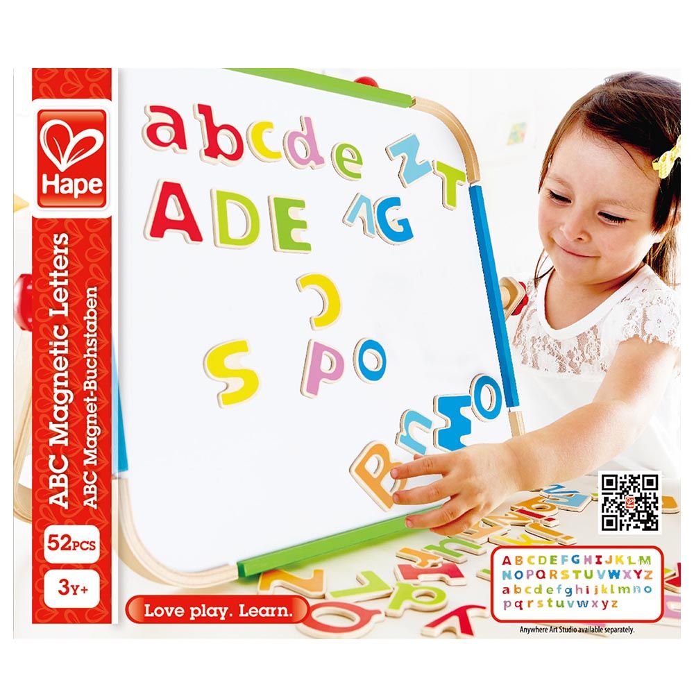 Hape - Anywhere Art Studio + ABC Magnetic Letters Set (Exclusive)