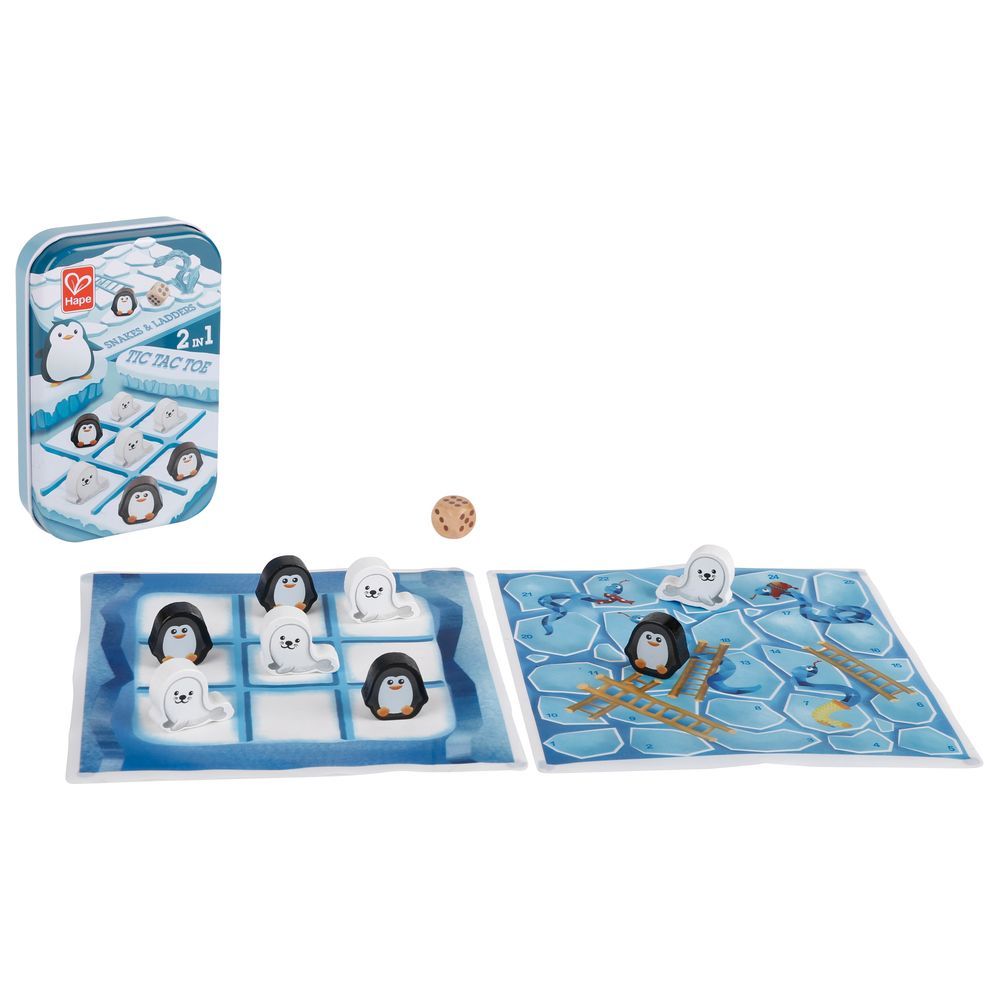 Hape - Games Travel Toys Set - 4pcs