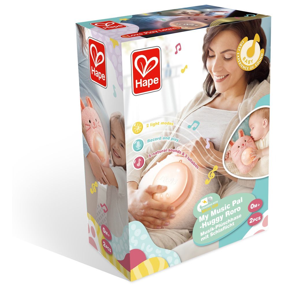 Hape - My Musical Pal Portable Baby Sound Machine- Huggy Roro