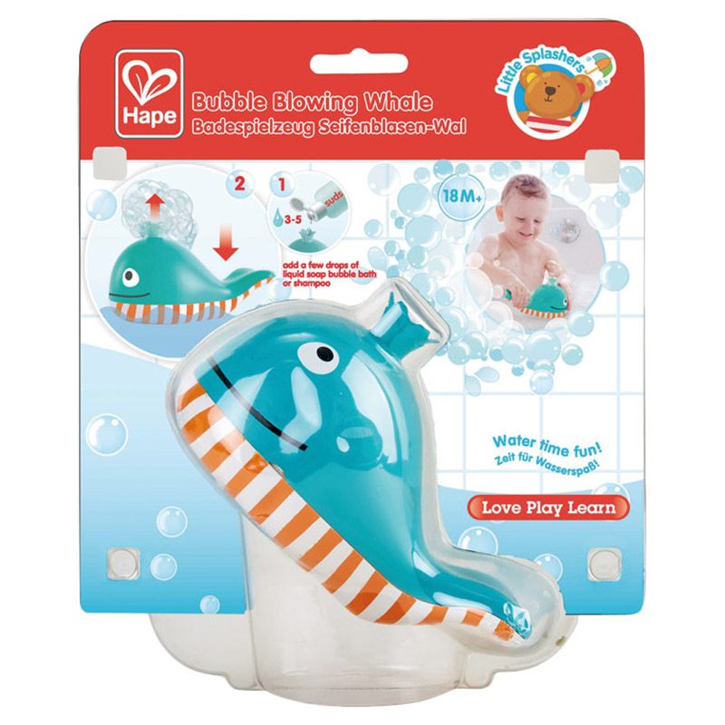 Hape - Bubble Blowing Whale - Blue