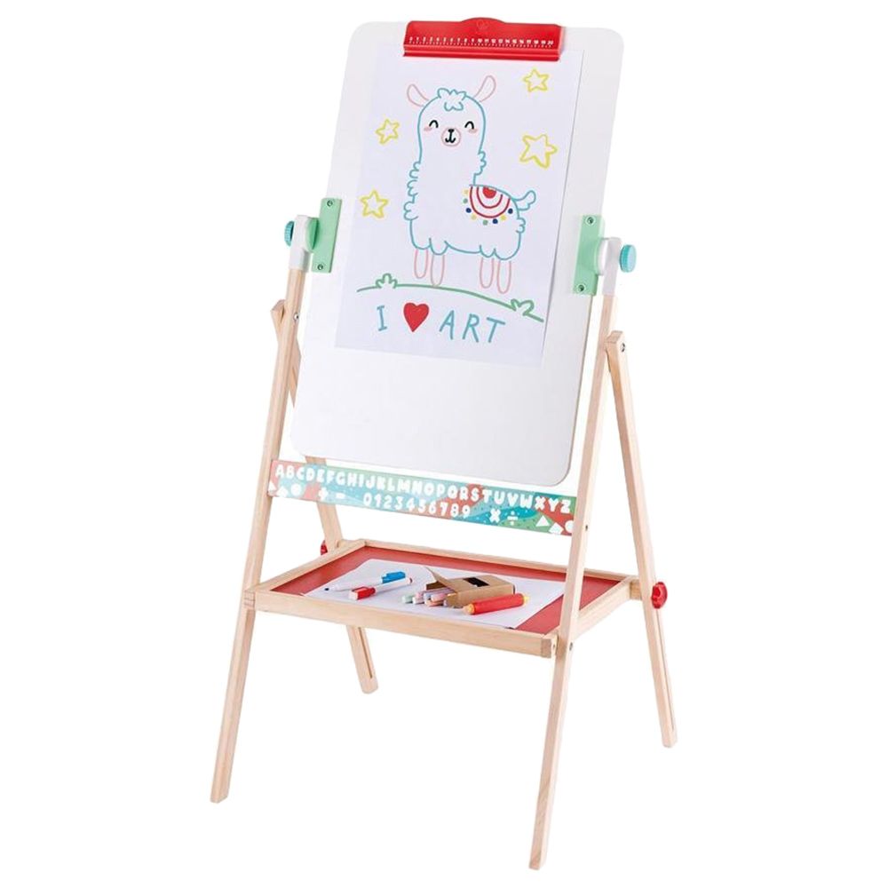 Hape - Foldable Double-sided Flip Free Standing Flip Flat Easel