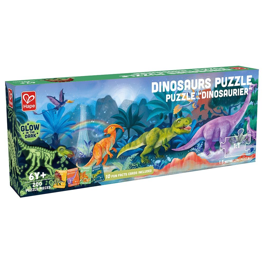 Hape - Dinosaurs Puzzle 200Pcs