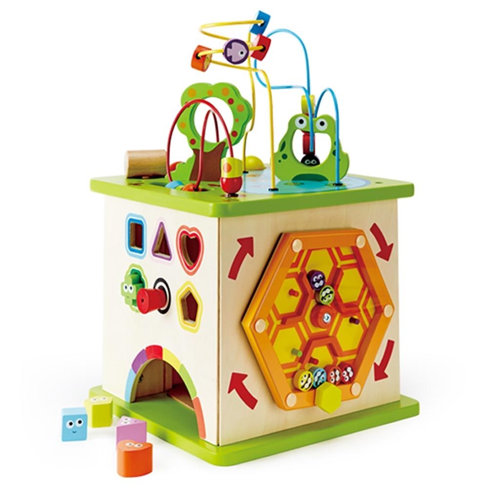 Hape - Country Critters Play Cube