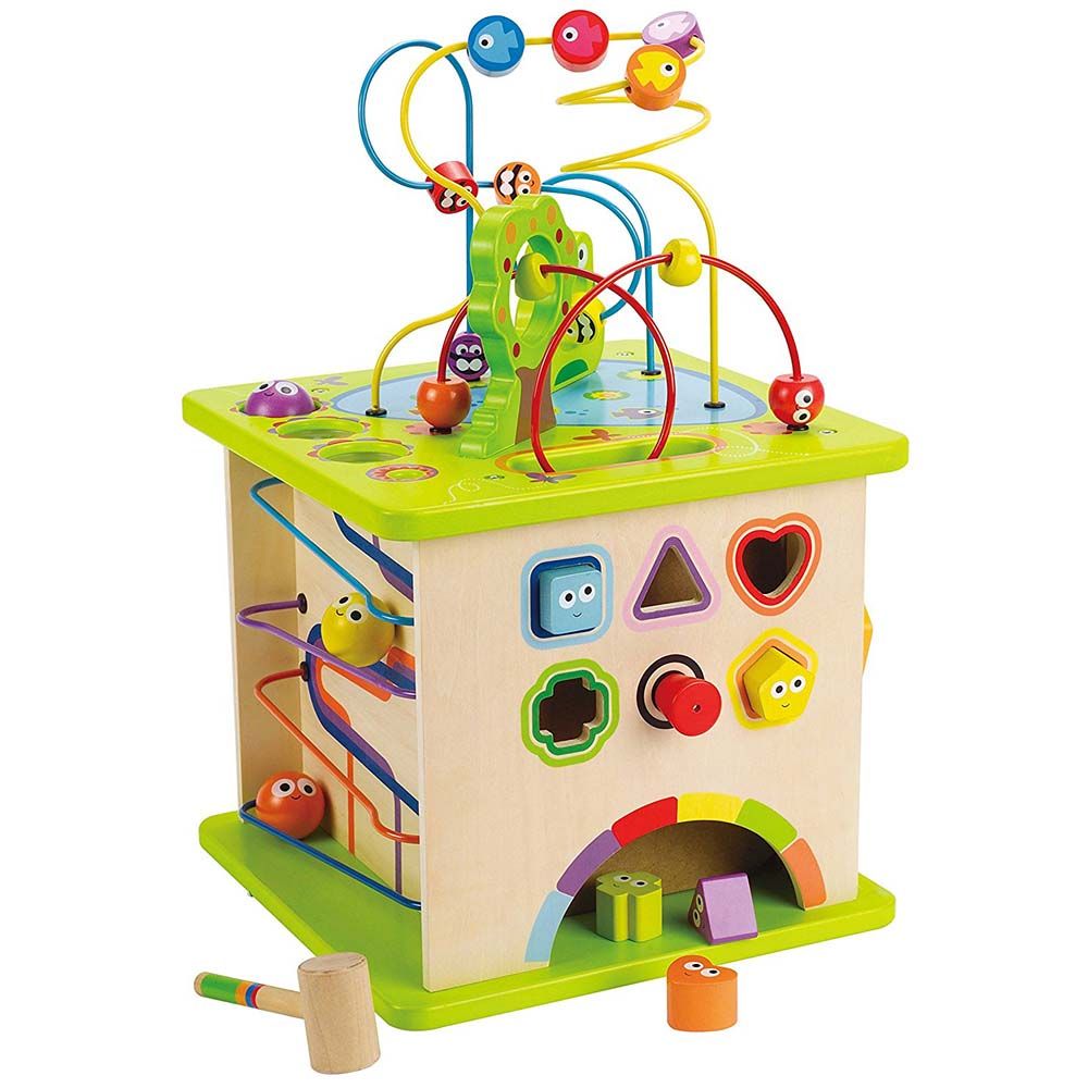 Hape - Country Critters Play Cube