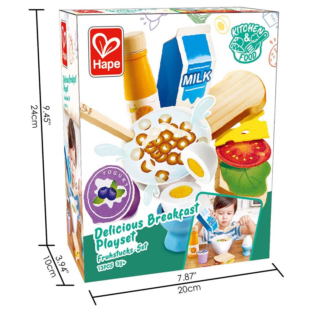 Hape - Delicious Breakfast Playset - Food Playset