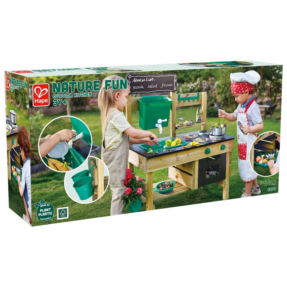 Hape - Outdoor Kitchen Playset With Accessories