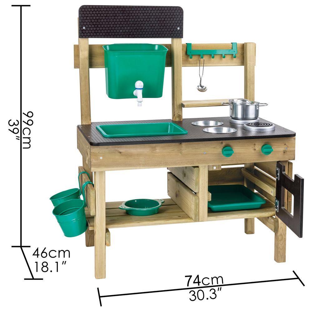 Hape - Outdoor Kitchen Playset With Accessories