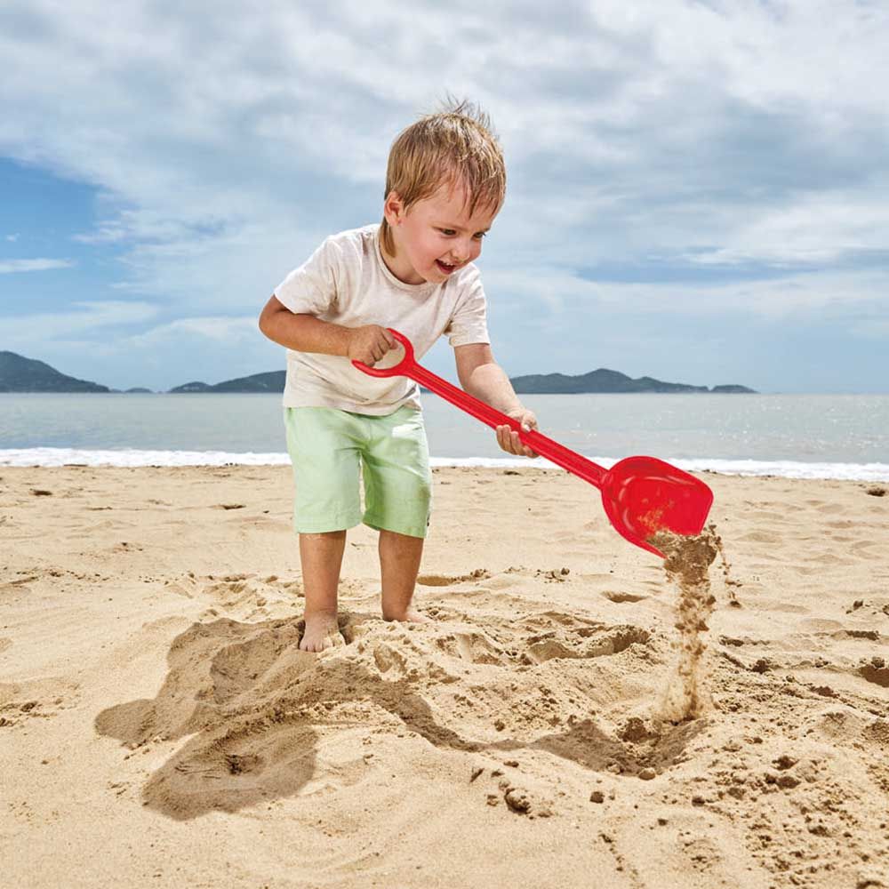 Hape - Sand Shovel Beach Toy - Red