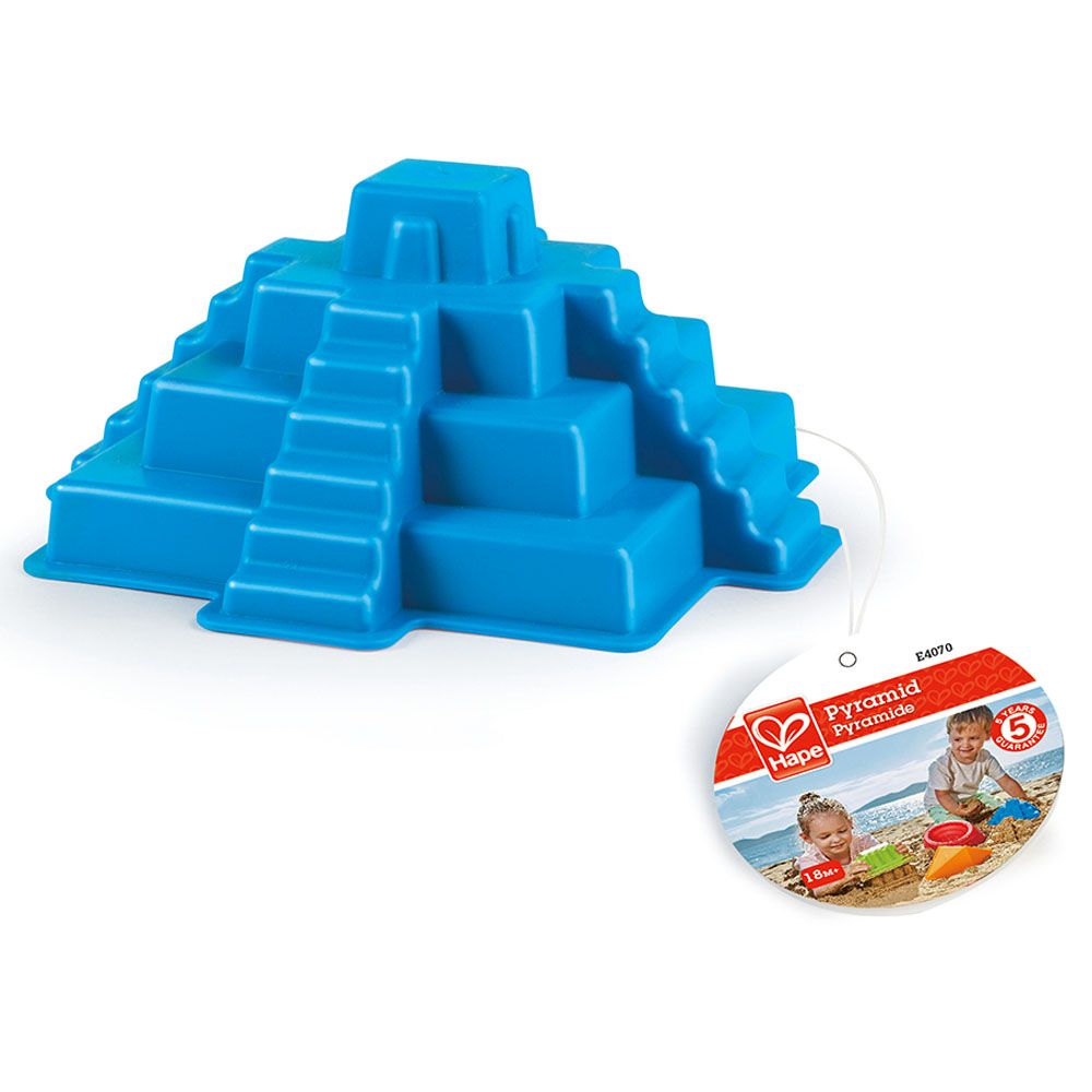 Hape - Mayan Pyramid Sand & Beach Toy - Blue