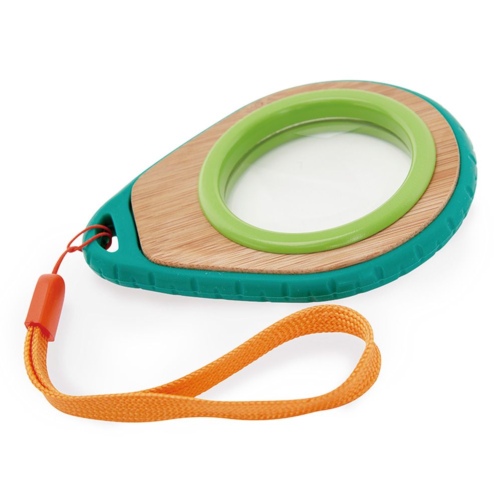 Hape - Nature Detective Bamboo Magnifying Glass & Whistle Set 