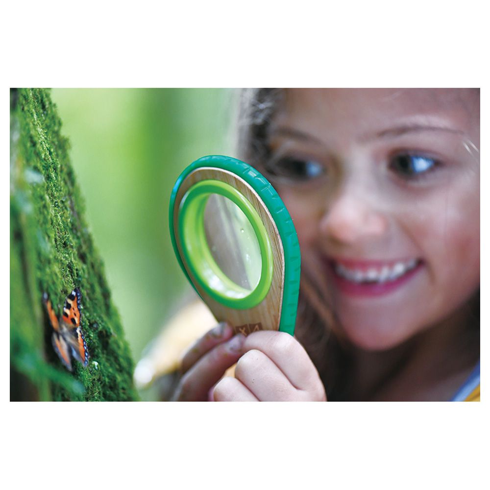 Hape - Nature Detective Bamboo Magnifying Glass & Whistle Set 