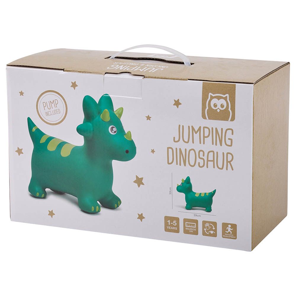 Eurekakids - Jumping Dinosaur Inflatable Bouncing Toy