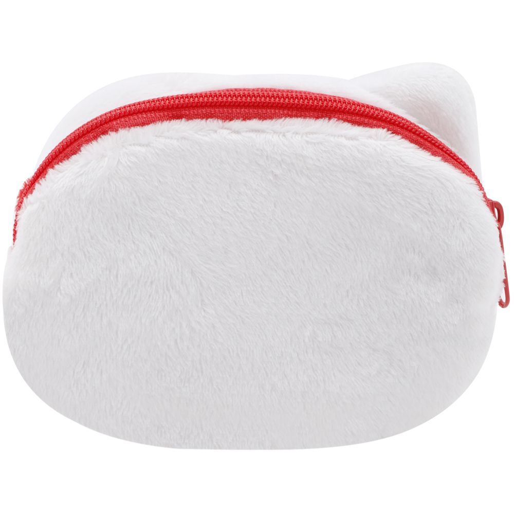 Hello Kitty - 10 Bonnel D-Cut Coin Purse Soft Wool - White