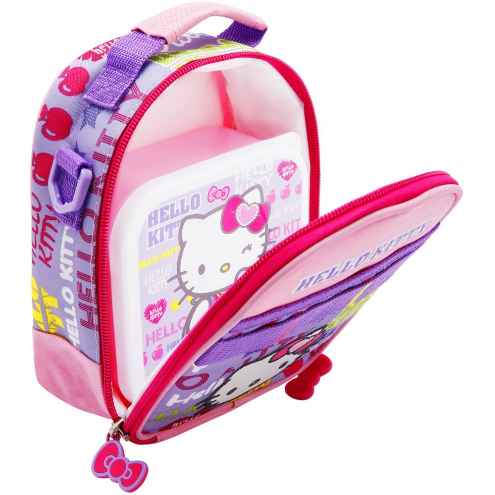 Hello Kitty - Insulated Lunch Bag with Lunch Container - Pink