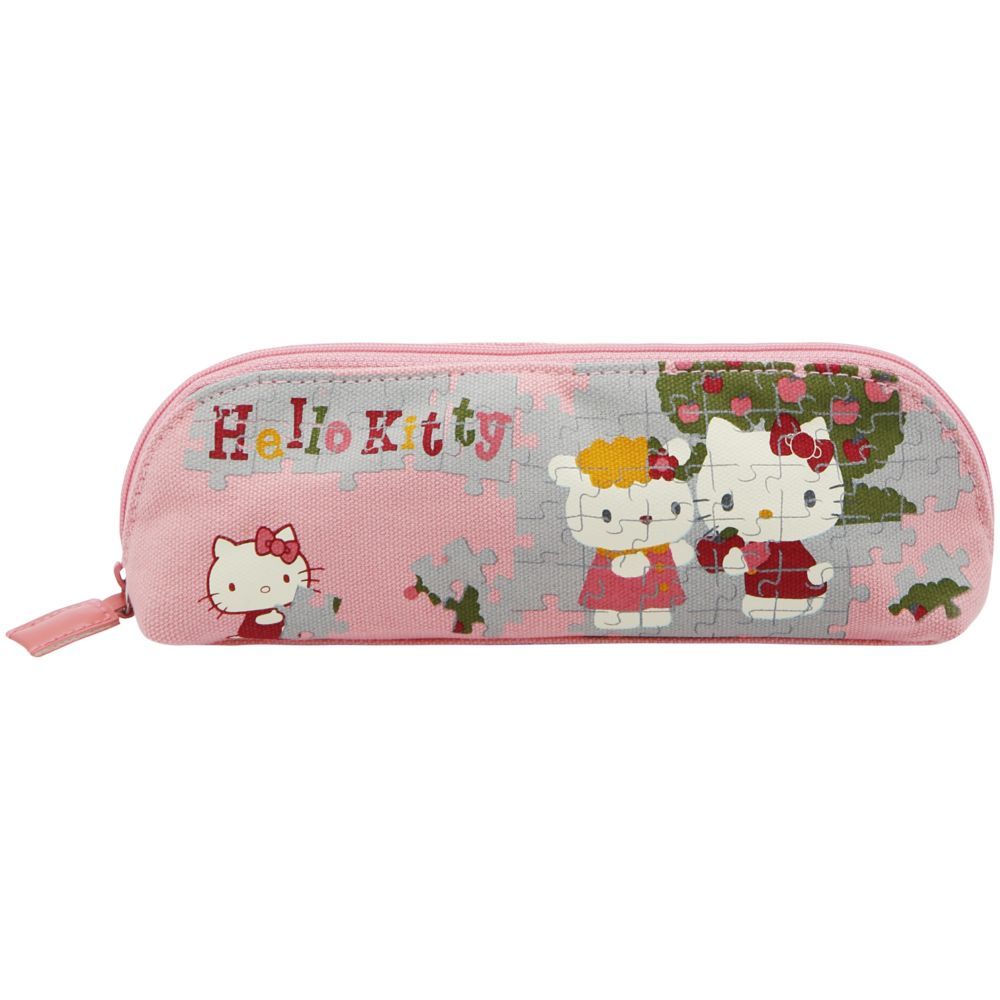 Hello Kitty - Jigsaw Puzzle Pen Case Pencil Case - Pink