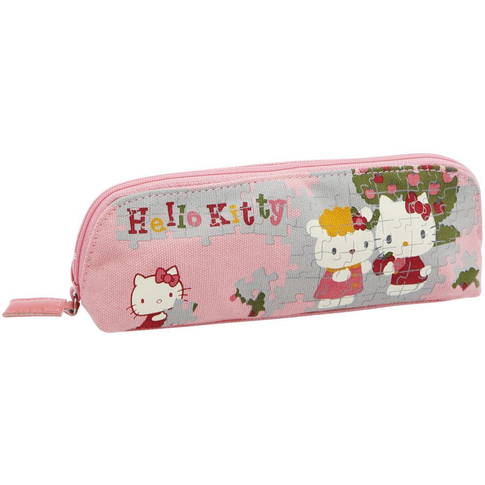 Hello Kitty - Jigsaw Puzzle Pen Case Pencil Case - Pink