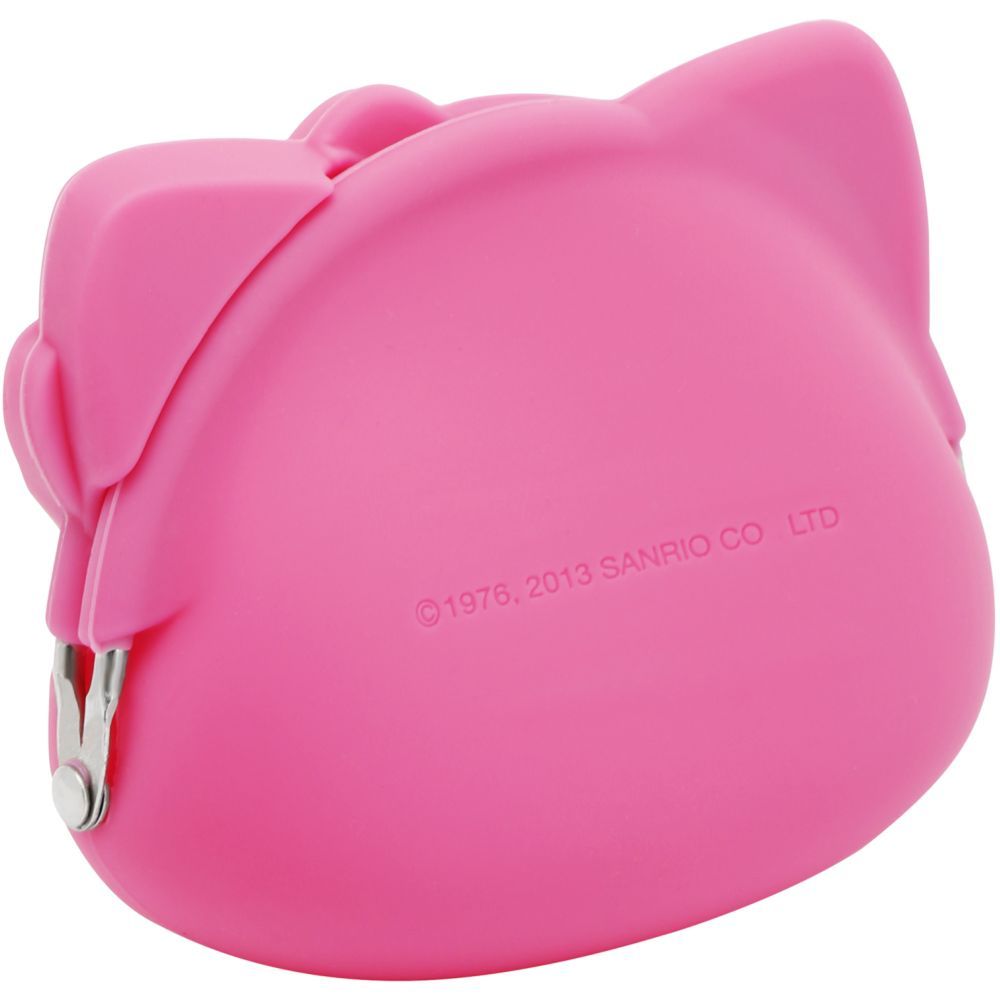 Hello Kitty - Kisslock Coin Purse Soft Rubber - Pink