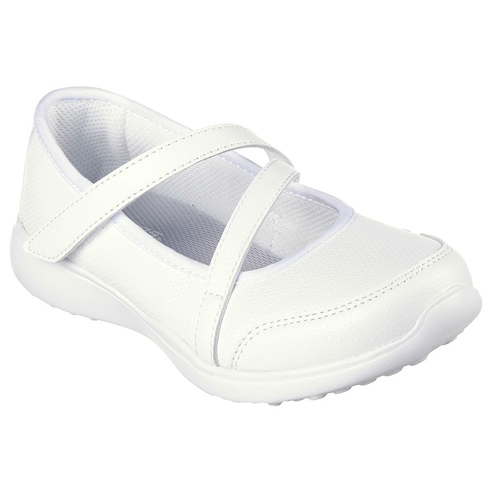 Skechers - girls Microstrides slip-on shoes - white4