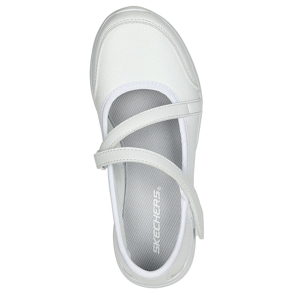 Skechers - girls Microstrides slip-on shoes - white4