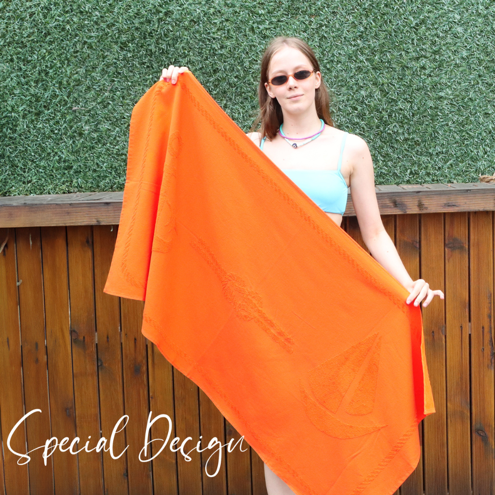 Anemoss - Sail Beach Towel Orange