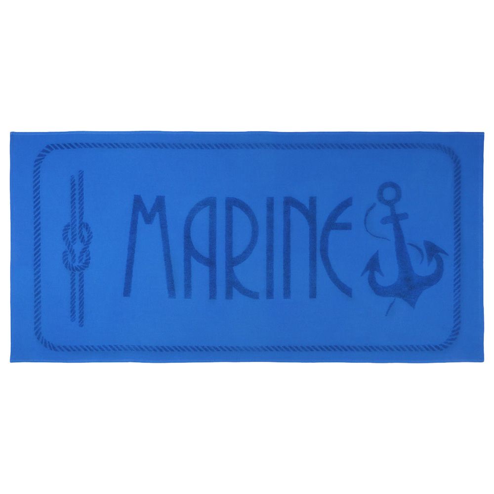 Anemoss - Anchor Beach Towel Blue