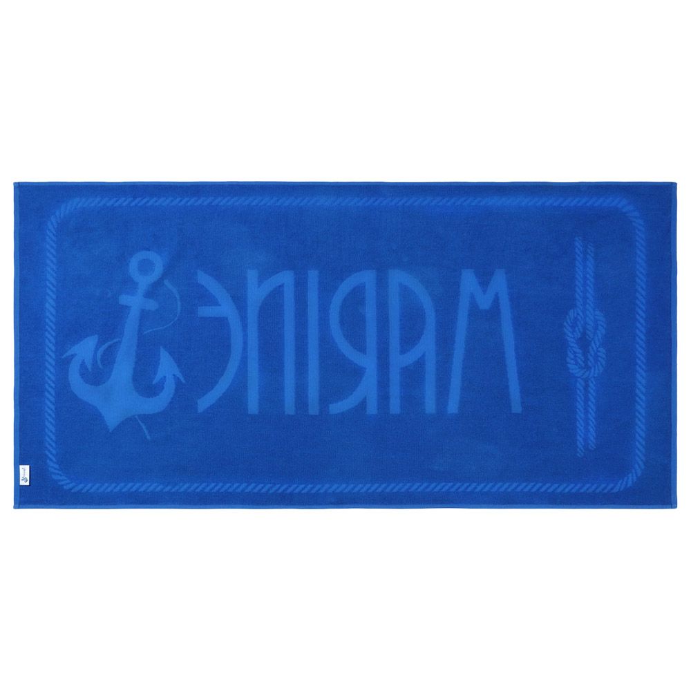 Anemoss - Anchor Beach Towel Blue