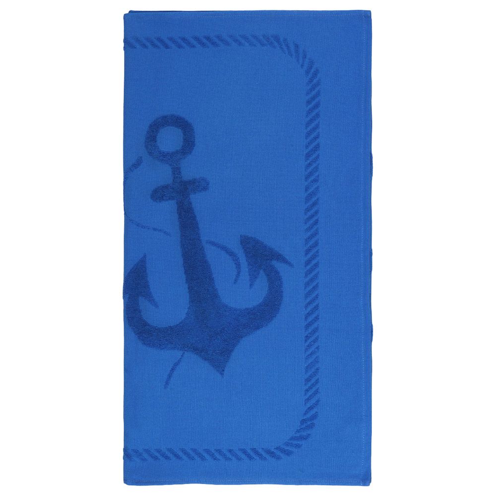 Anemoss - Anchor Beach Towel Blue