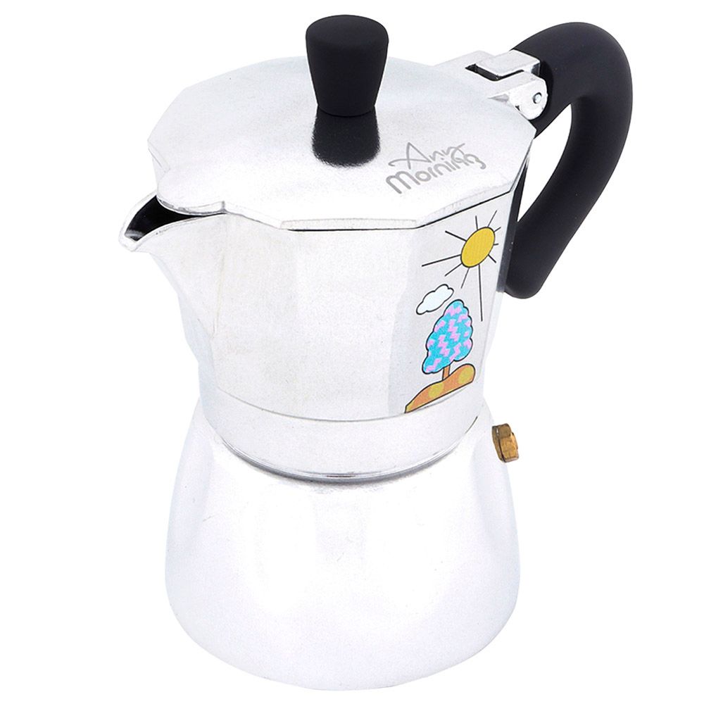 Any Morning - Hes-3 Espresso Maker 120ml - Silver