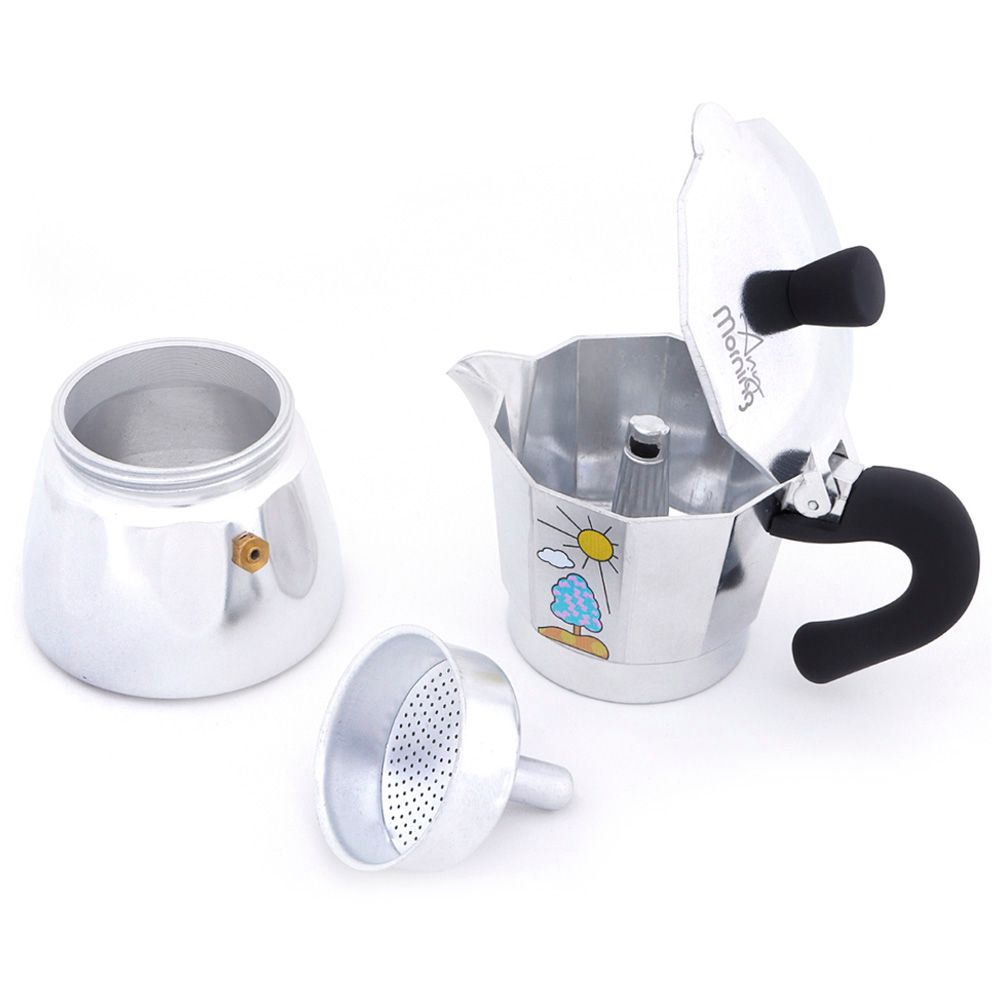 Any Morning - Hes-3 Espresso Maker 120ml - Silver