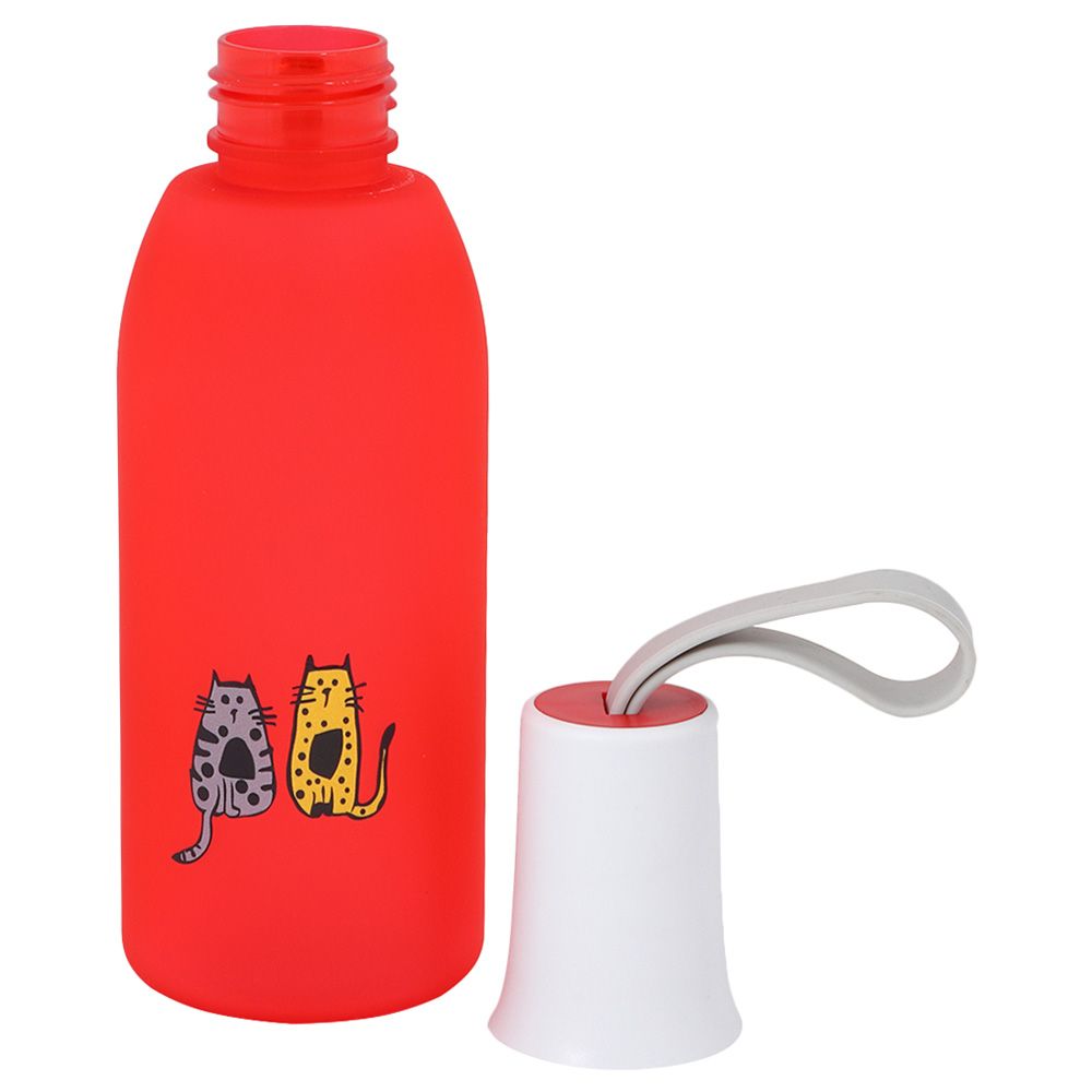 Biggdesign - Cats Water Bottle - 650 ml - Red